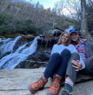 Christina Dressel with her husband Michael Dressel.